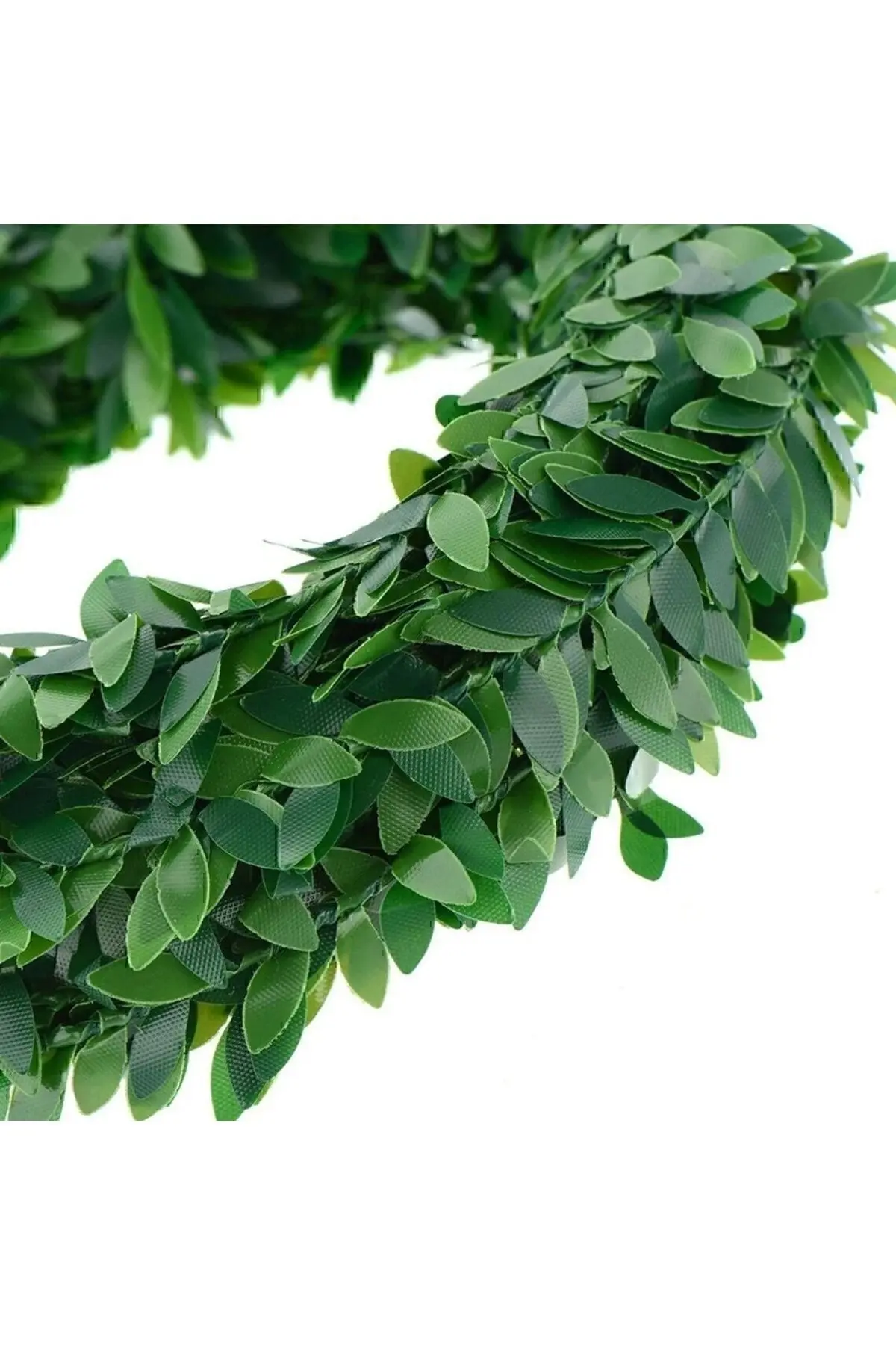 7.5 Metre Tel Yaprak Şerit Yapay Taç Sarmaşık Çiçek Süs Dekorasyon