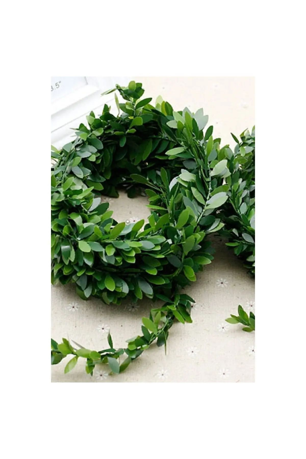 7 Metre Tel Yaprak Şerit Yapay Taç Sarmaşık Çiçek Süs