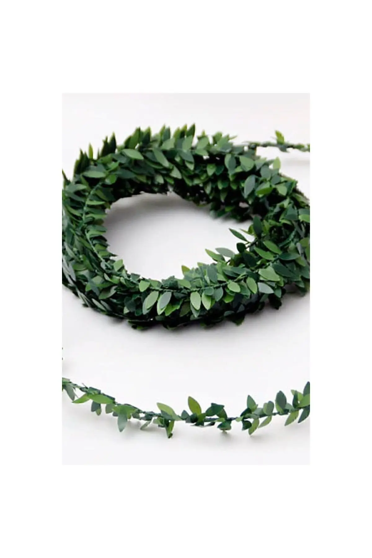 Unikum 7 Metre Tel Yaprak Şerit Yapay Taç Sarmaşık Çiçek Süs