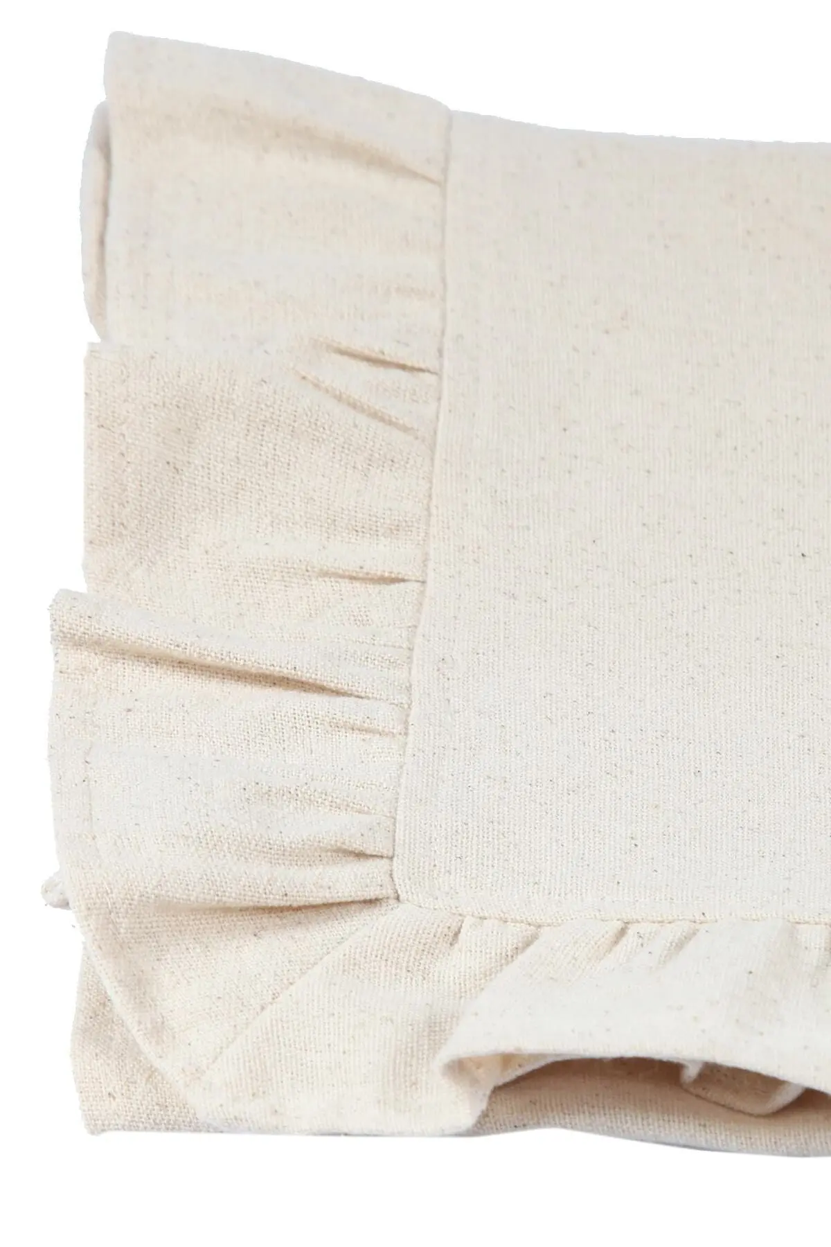 Naturel Fırfırlı Runner Vintage 50x130 Cm