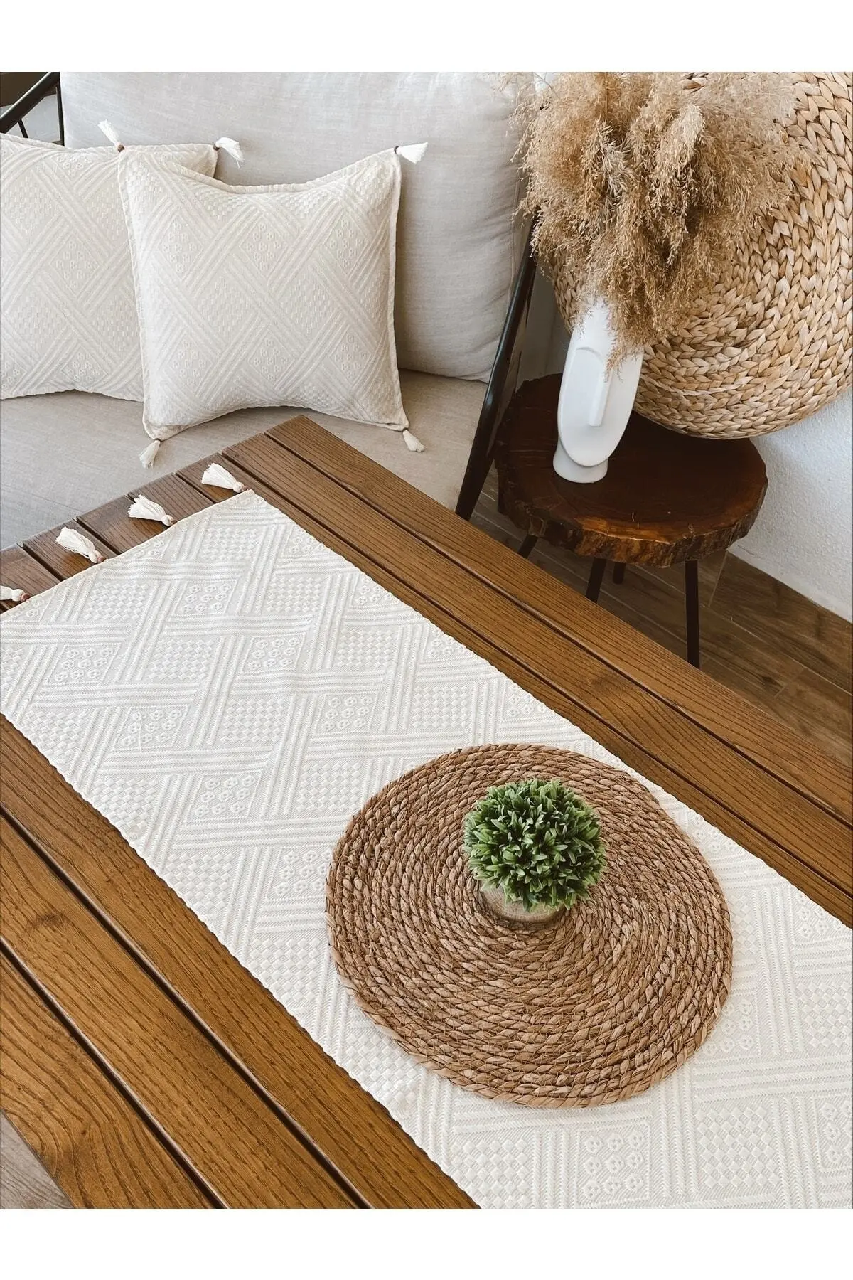 Buldan CSN Tekstil Buldan Bezi Otantik Runner (42x135cm)