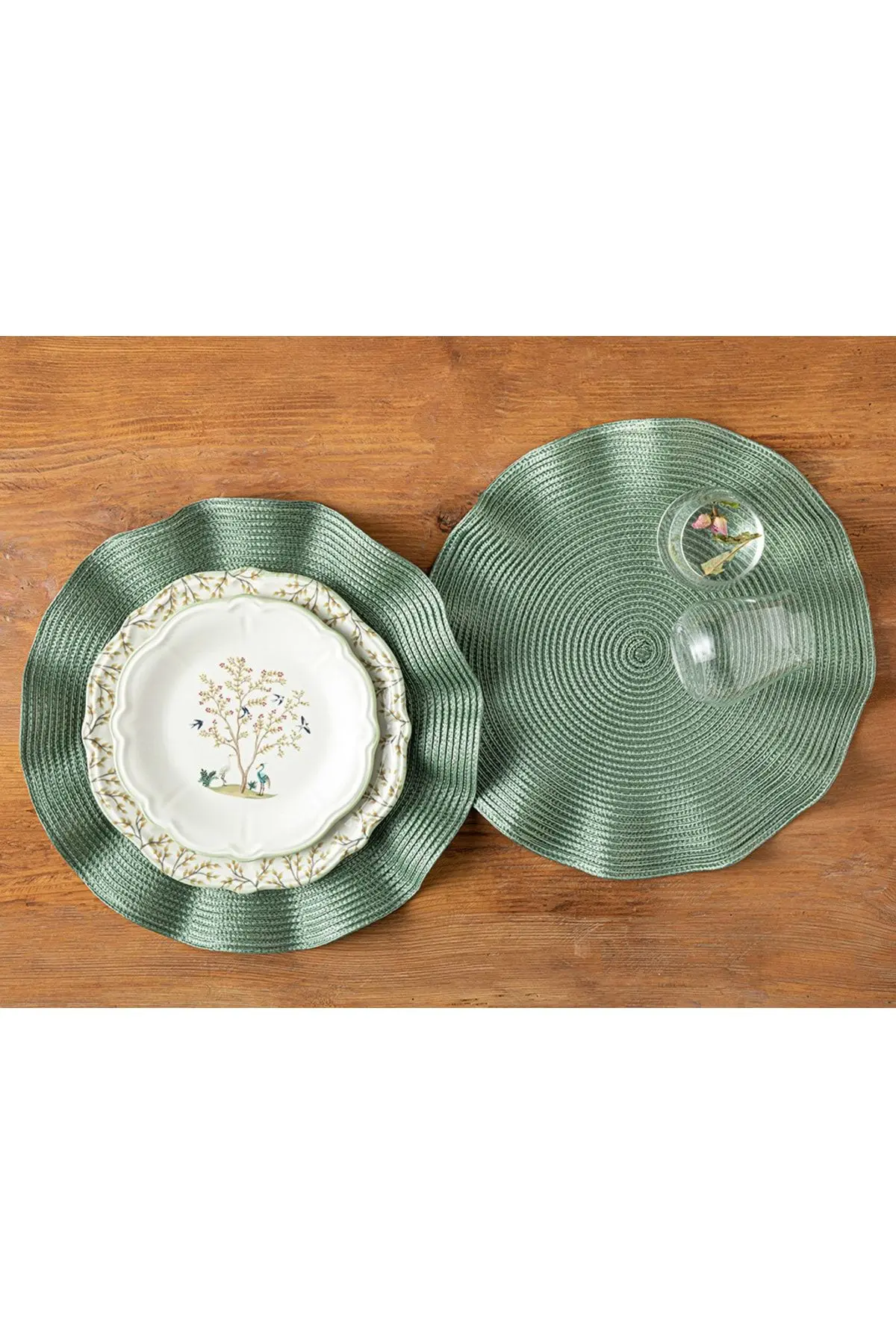 English Home Valao Polipropilen 2'li Amerikan Servis 38 Cm Yeşil