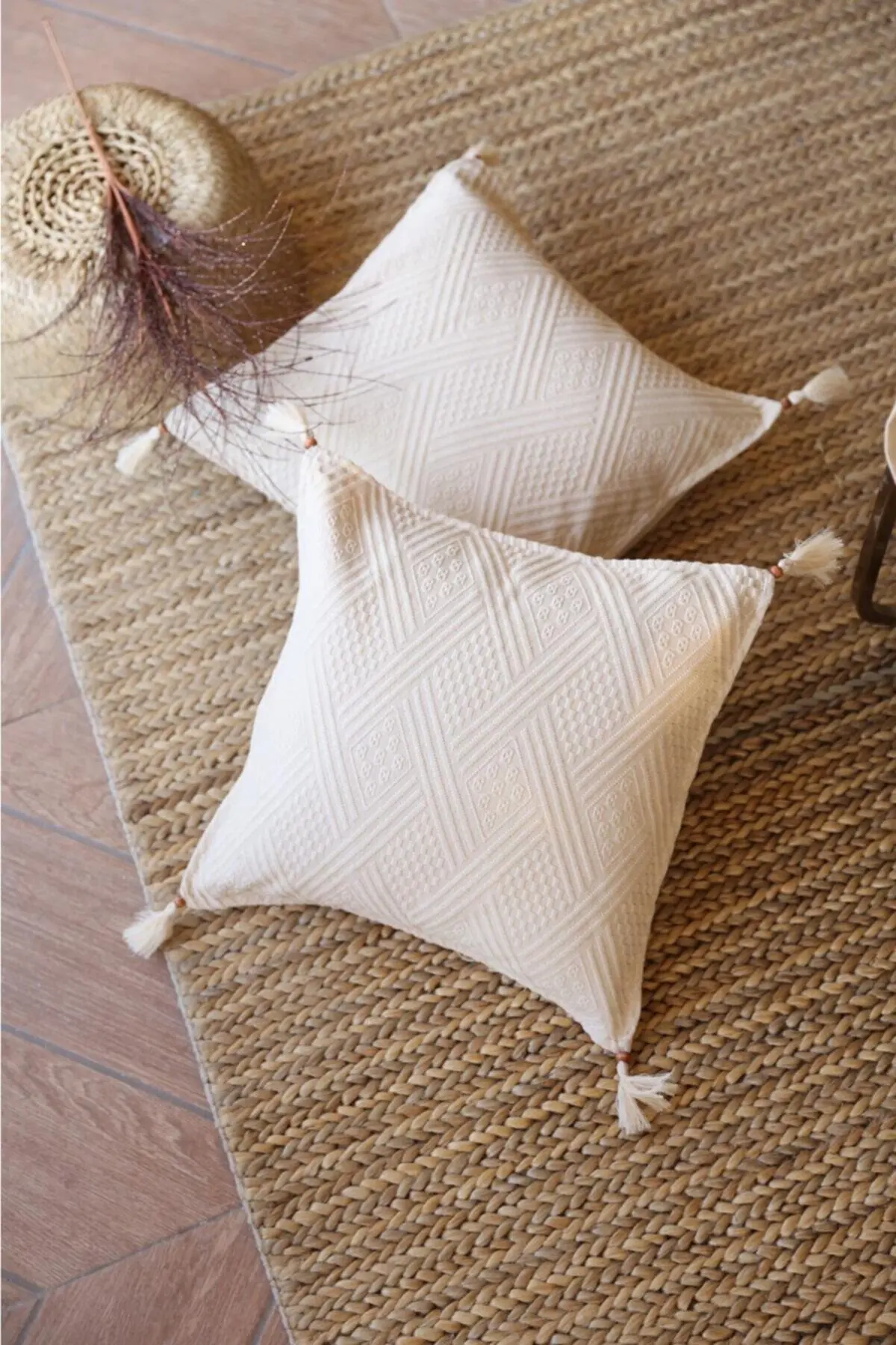 Buldan CSN Tekstil 4' Lü Buldan Bezi Kırlent Kılıfı