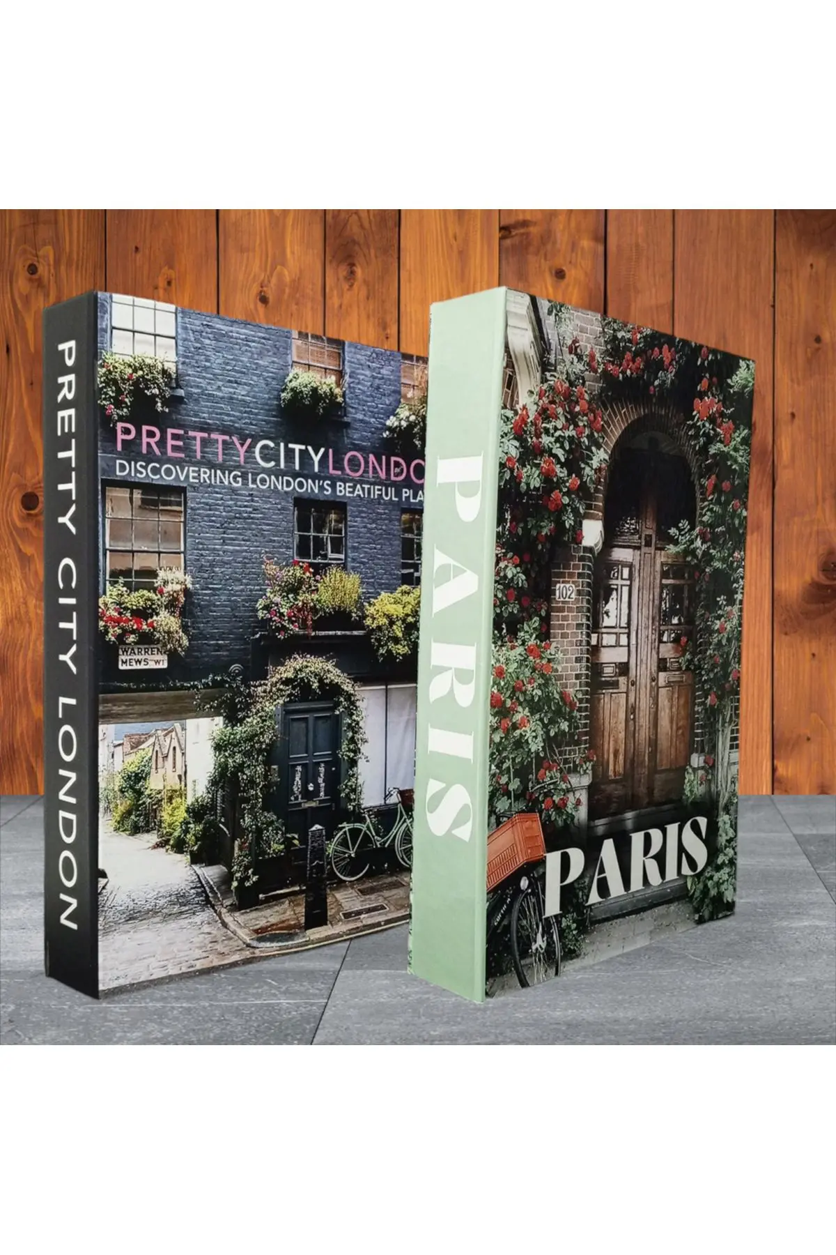 BayCazip Dekoratif Kitap Görünümlü Kutu 2'li Set Decorative Book Looking Box