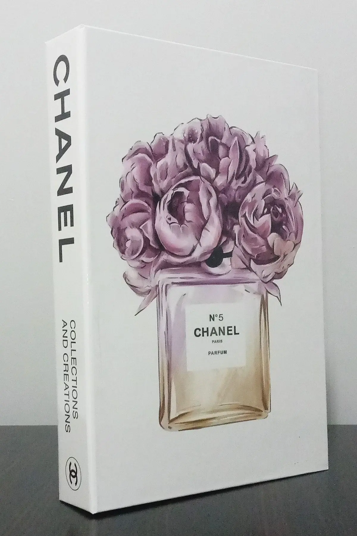 2'li Dekoratif Kitap Görünümlü Kutu Gelinlik & Parfum Temalı