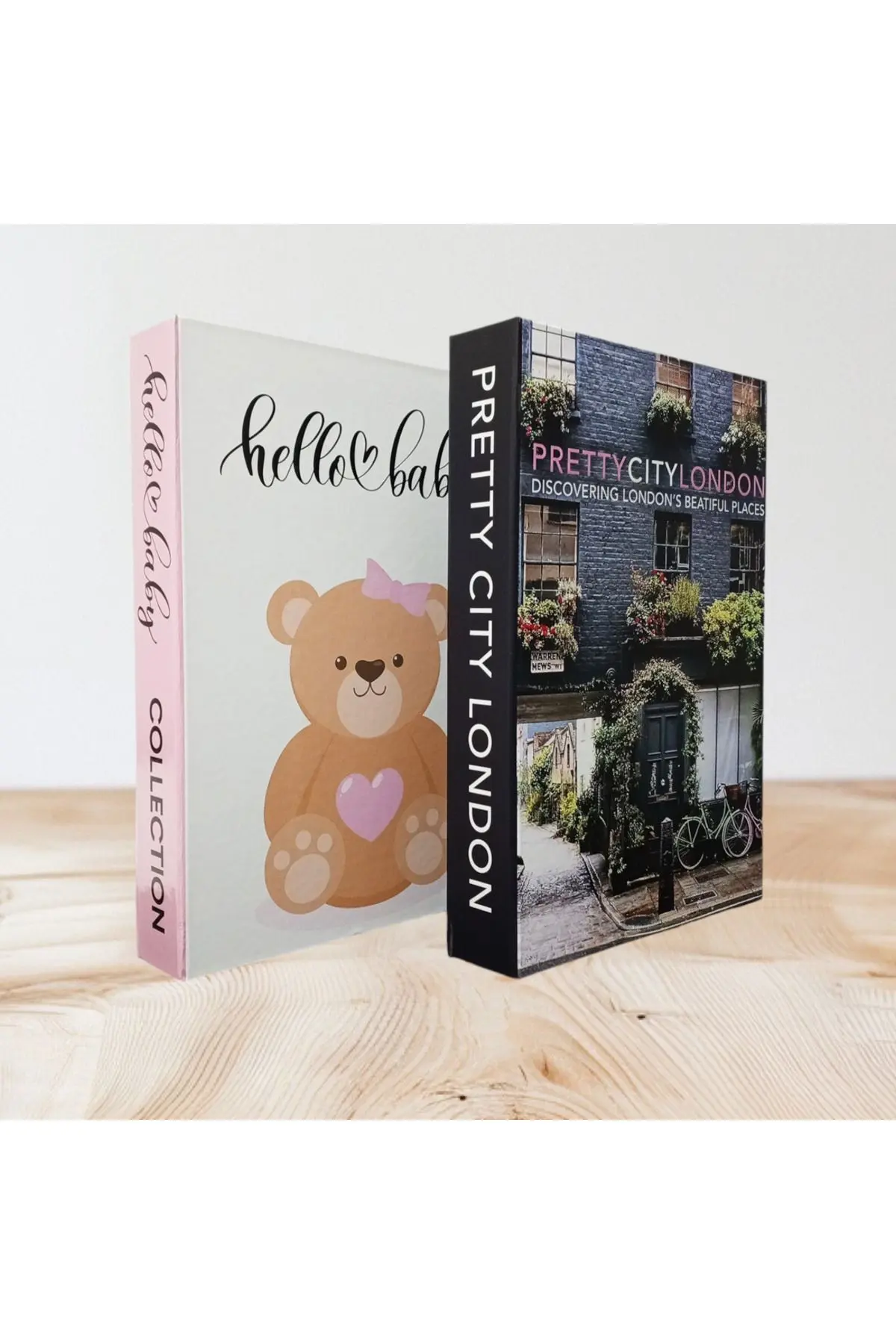 BayCazip Dekoratif Kitap Görünümlü Kutu 2'li Set Decorative Book Looking Box