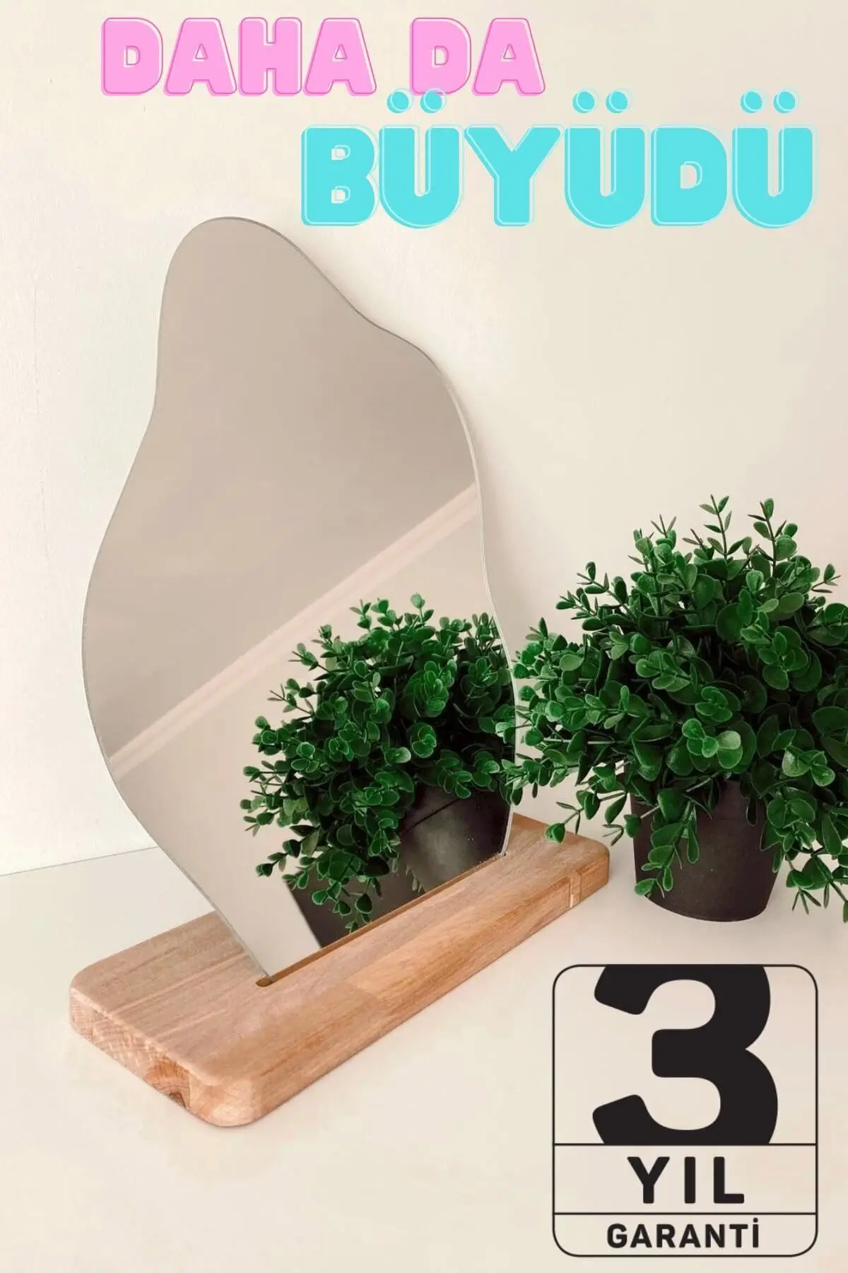 35 Cm X 28 Cm Düzensiz Estetik Makyaj Aynası Çerçevesiz, Dekoratif Masa Üstü Ayna Yatak Odası