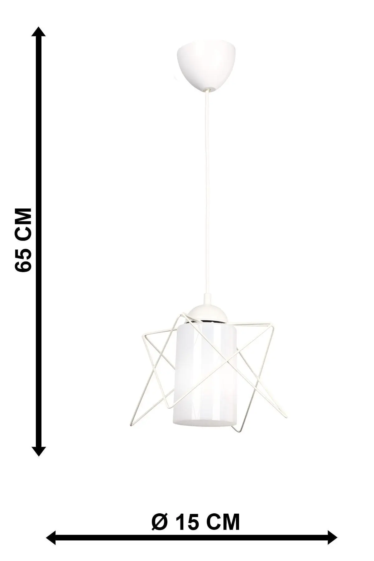 2 Adet Modes Tekli Beyaz-beyaz Akrilik