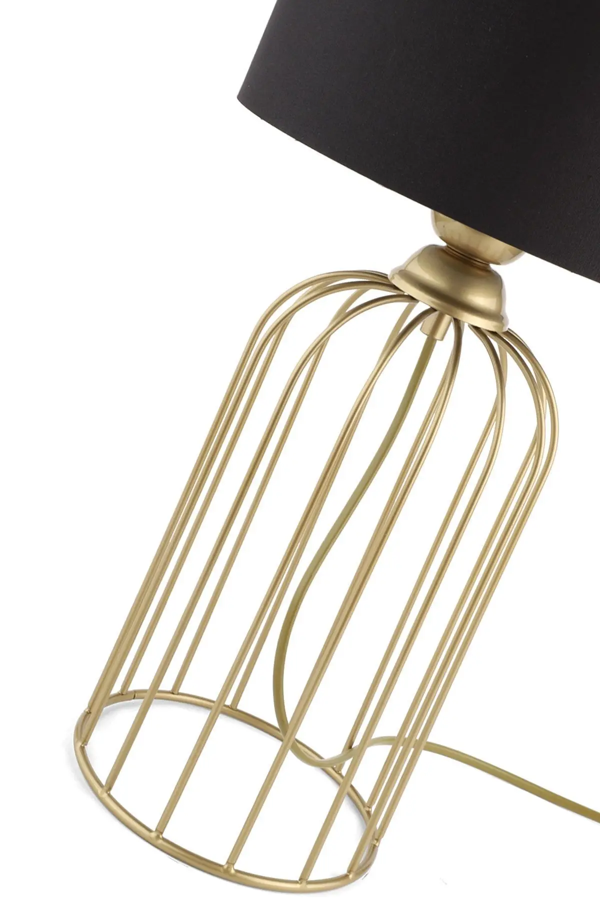 Masa Lambası Eskitme Siyah Şapka