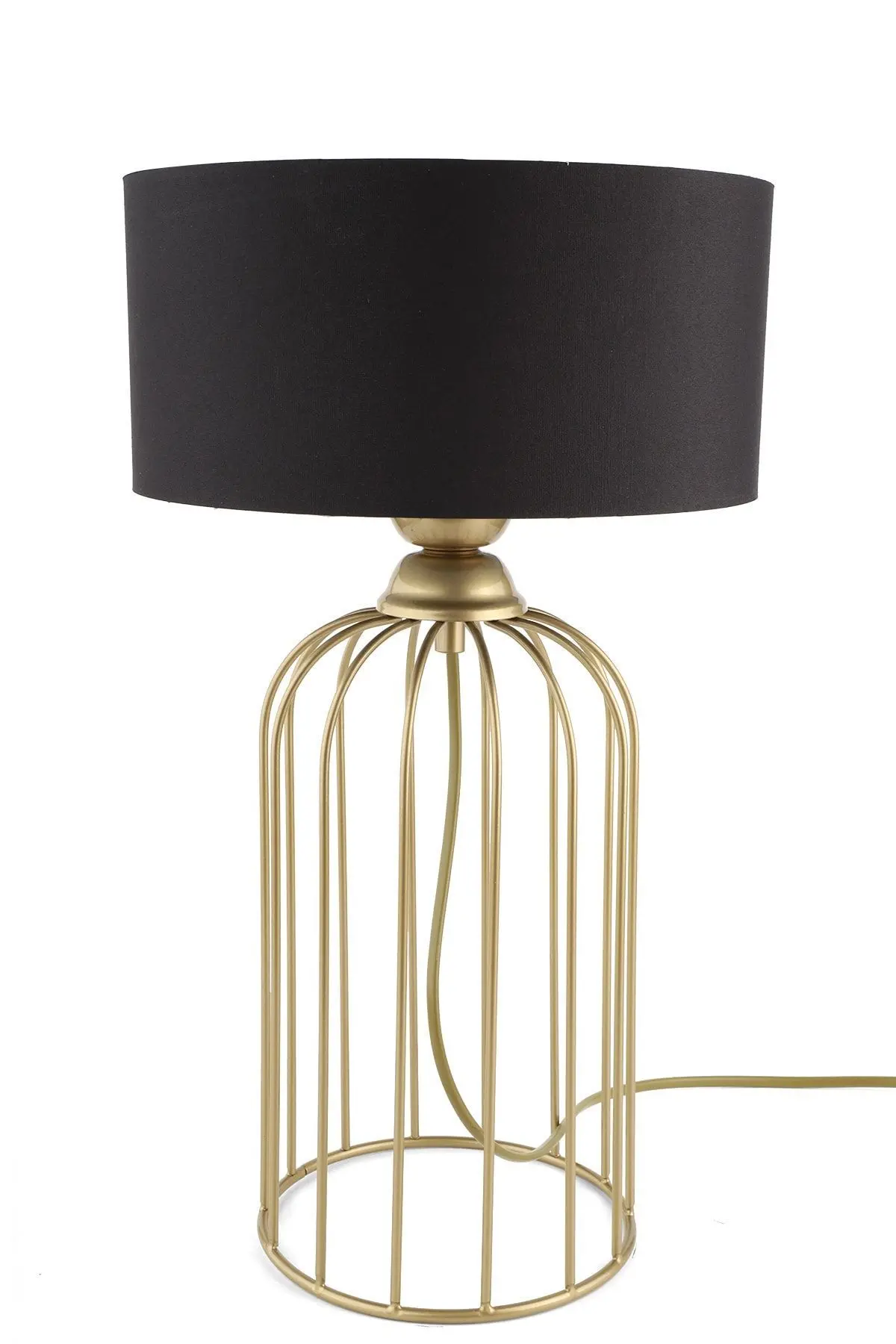 Masa Lambası Eskitme Siyah Şapka