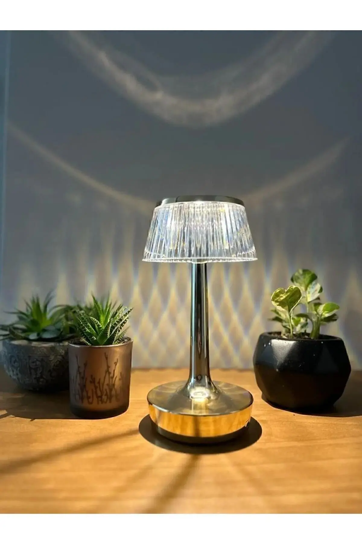 Rio Şarjlı Dokunmatik Masa Lambası 3 Renk Yanma Modlu Ct-8434