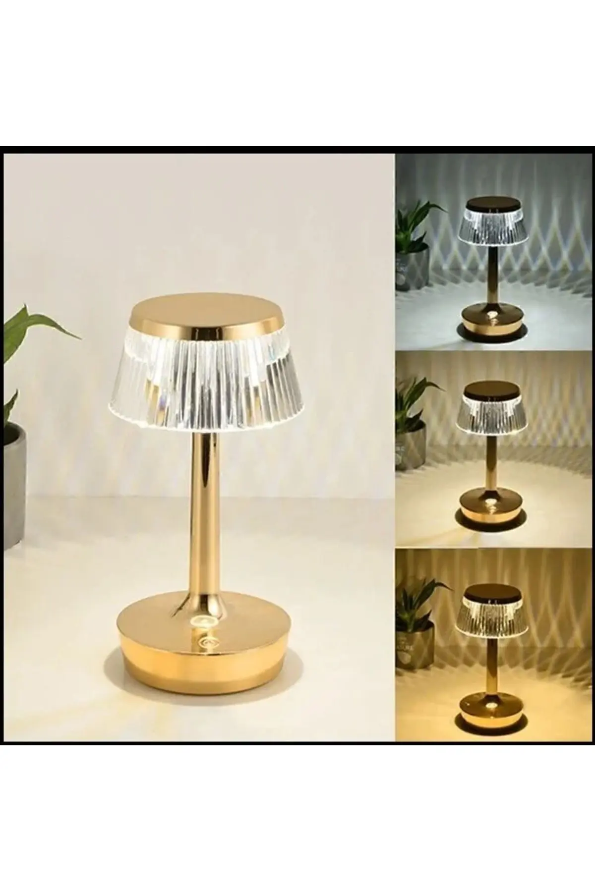 Cata Rio Şarjlı Masa Lambası Ct-8434 Tek Anahtarla 3 Renk