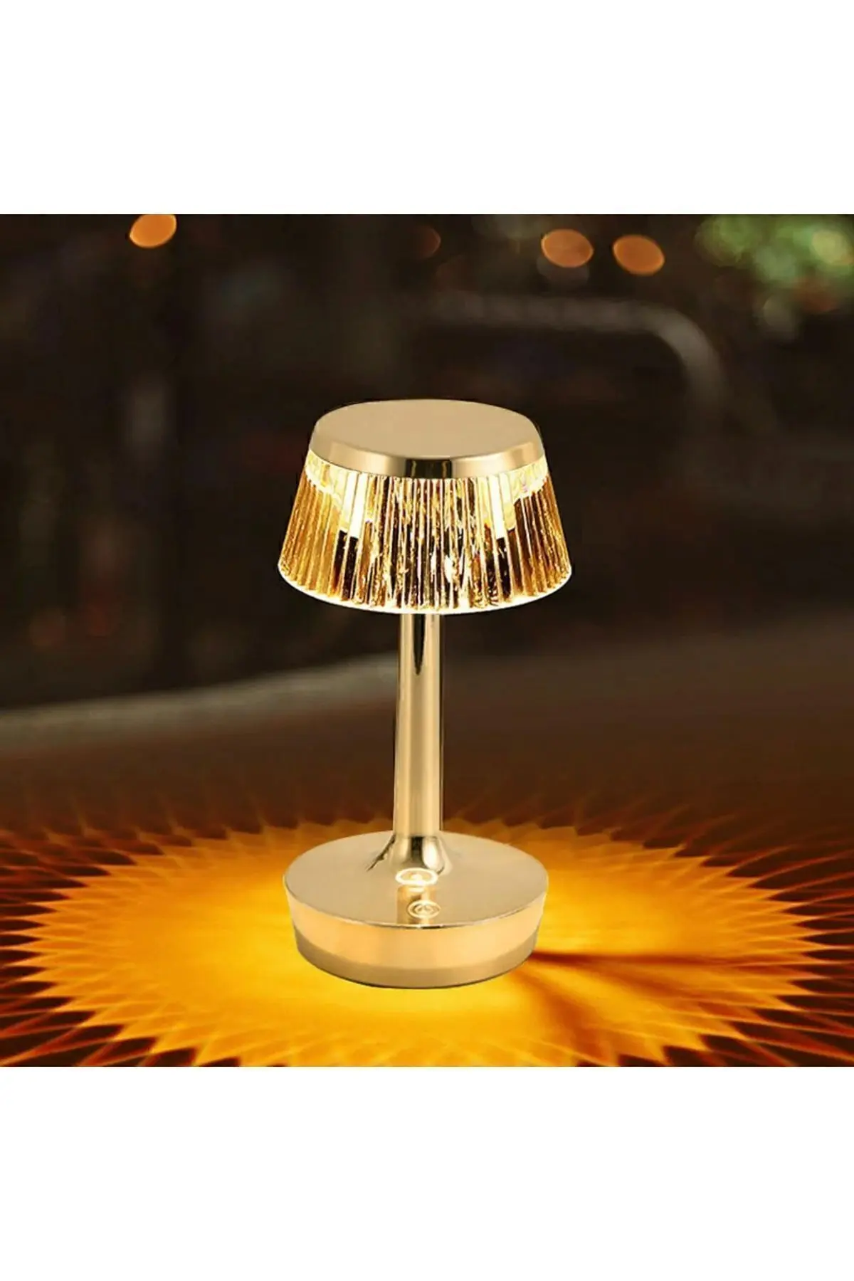 Rio Şarjlı Dokunmatik Masa Lambası 3 Renk Yanma Modlu Ct-8434