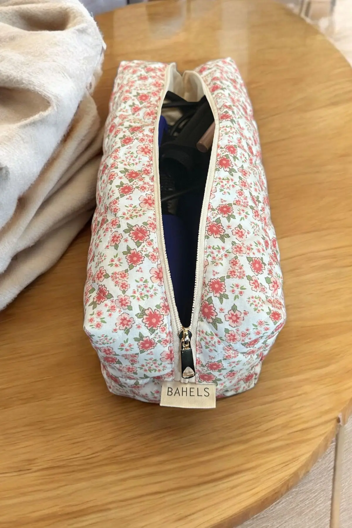 BAHELS Pinterest Viral Desen Tüm Saç Şekillendirici Için Xl Boy Çanta Seyahat Çantası