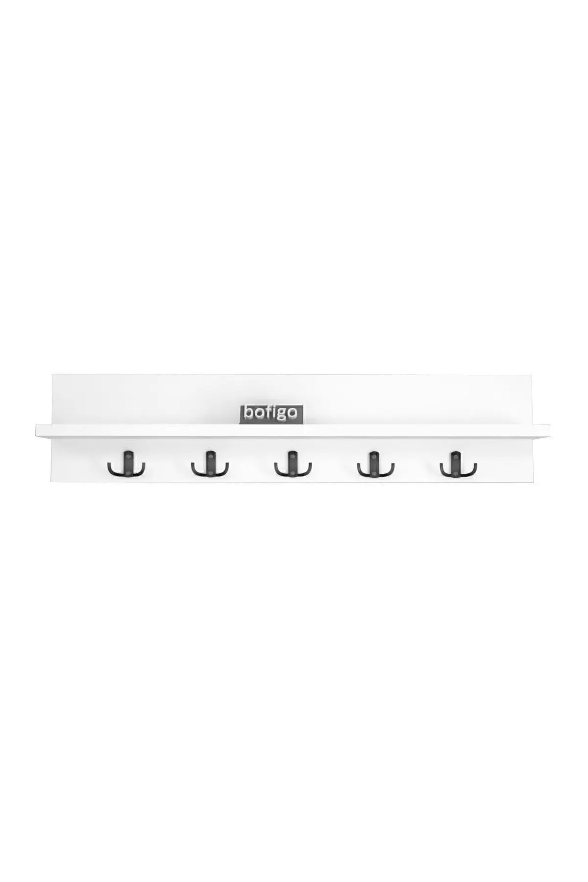 Portmanto Duvar Askılığı Elbise Askılığı Beyaz 80 Cm