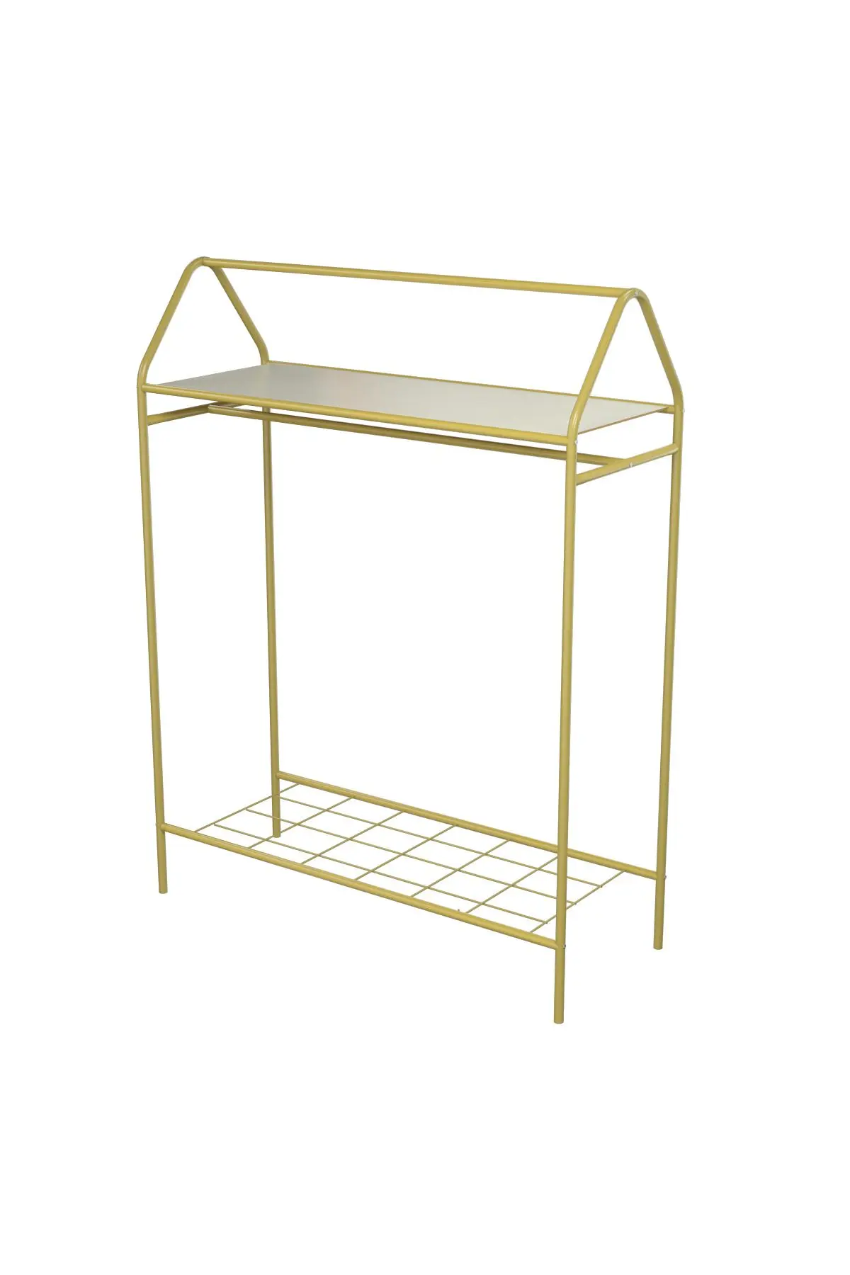 Home Hanger Gold Elbise Askılığı Raflı New Design Konfeksiyon Askısı