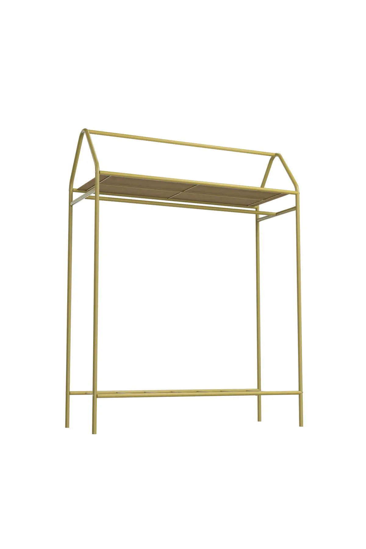 Home Hanger Gold Elbise Askılığı Raflı New Design Konfeksiyon Askısı