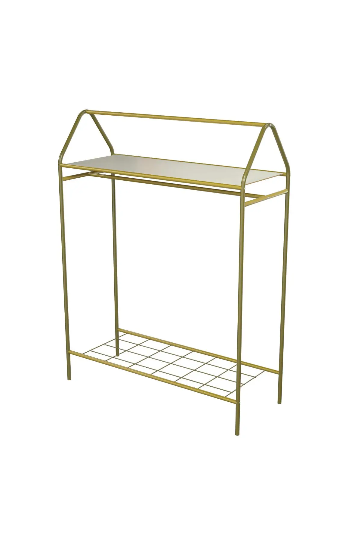 Home Hanger Gold Elbise Askılığı Raflı New Design Konfeksiyon Askısı