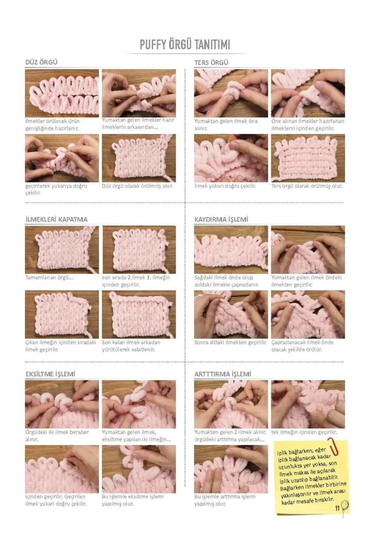 Puffy 60 El Örgü Ipliği 5'li Paket - 60 Siyah - 100 Gr. 9 Mt. Parmak Örgü Ipi