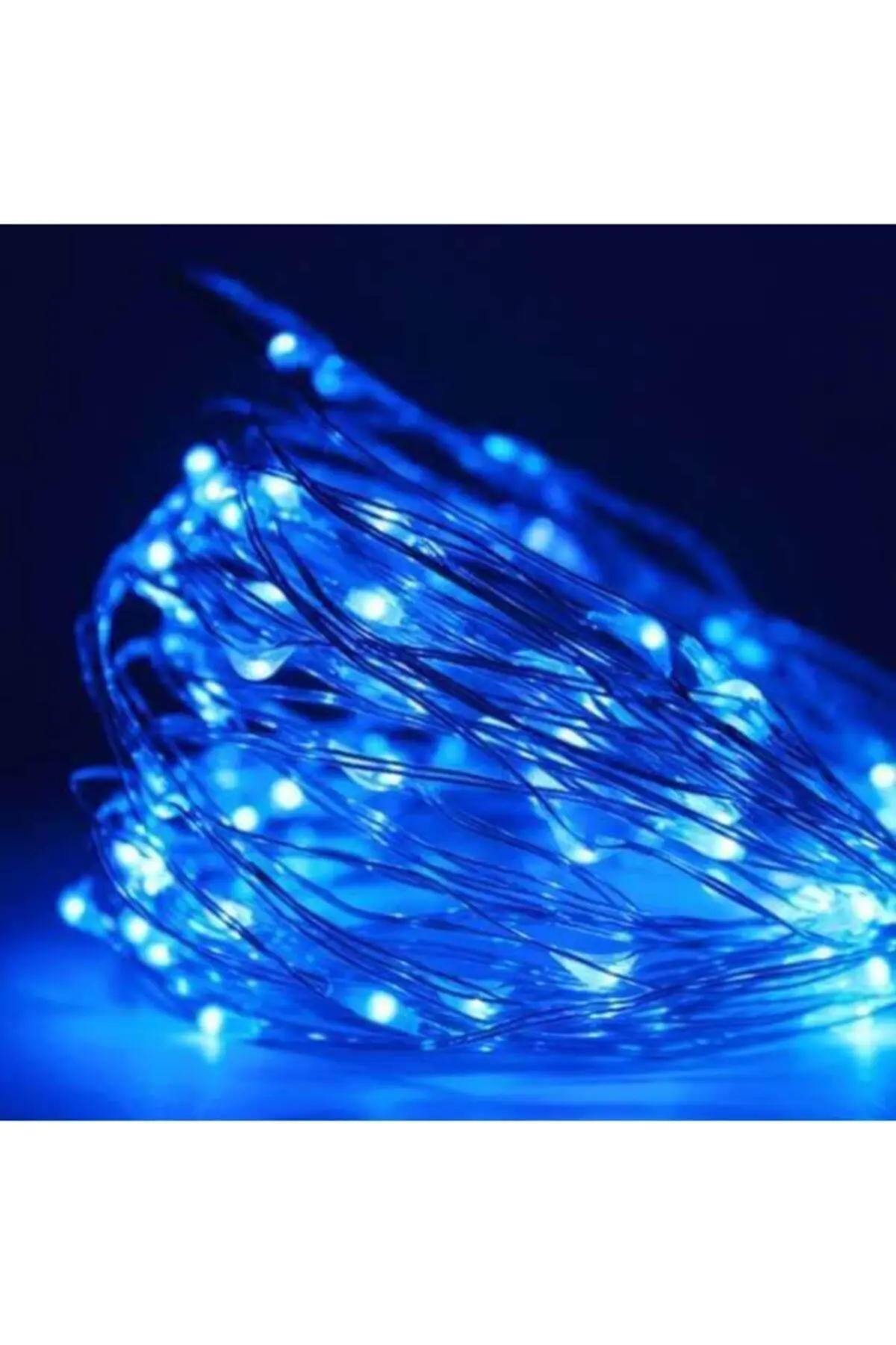 Yeni Nesil 3 Metre 30 Ledli Mavi Peri Led Işık