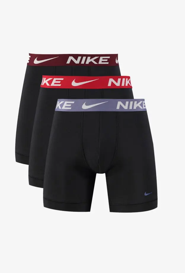 Nike Nike Brief 3' lü Erkek Siyah Boxer