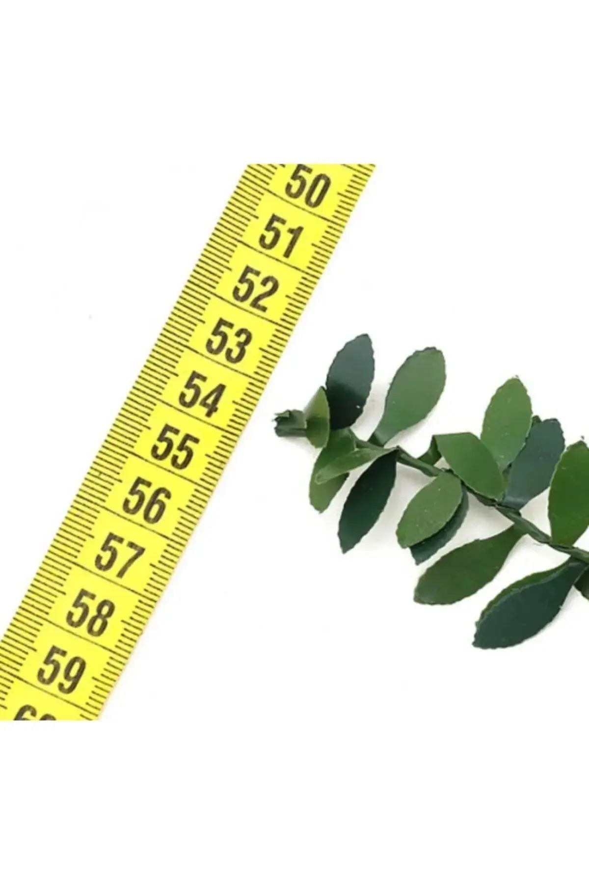 7 Metre Telli Taç Sarmaşık Minik Yaprak (1 Cm ) Şerit Yapay Çiçek Doğalgaz Borusu Süsü