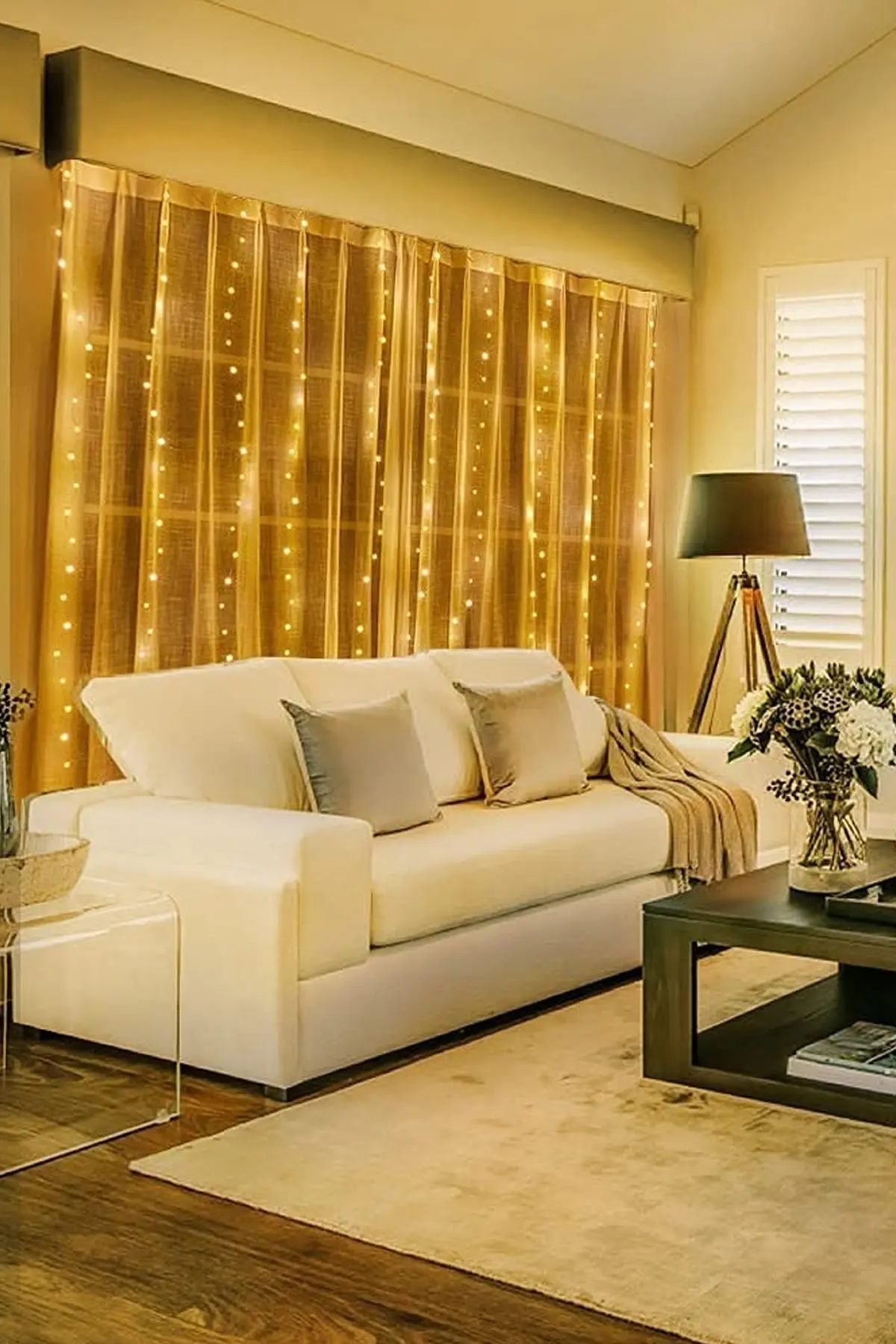 Perde Led 3x3 Metre Kumandalı 8 Mod Ambiyans Ayarlabilir Boy Dekor Mikro Led Işık Perde