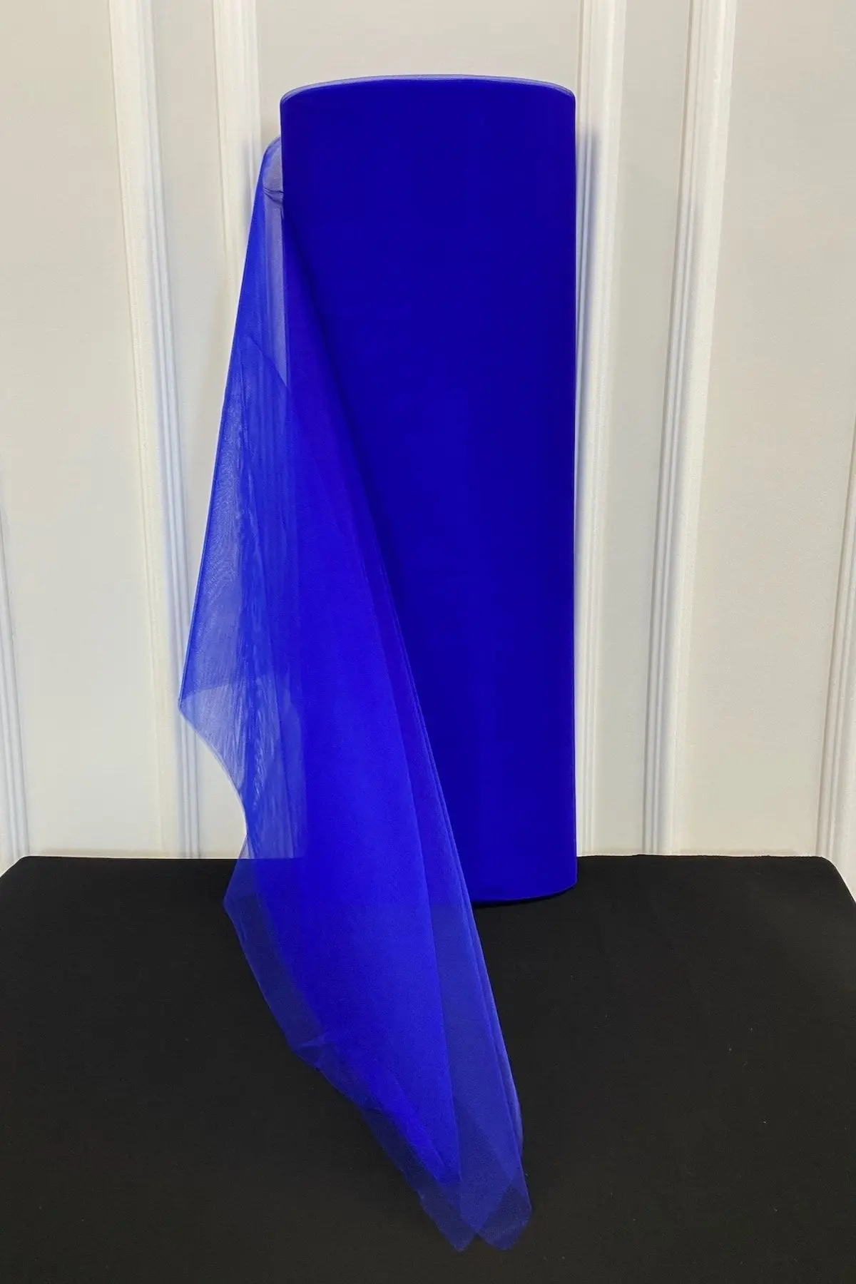 ZEYMERADE Saks Mavi Süsleme Tülü, Bohça Çeyiz Gelin Damat Söz Nişan Sünnet Konvoy Valiz Hediye Süsü, 100x300cm