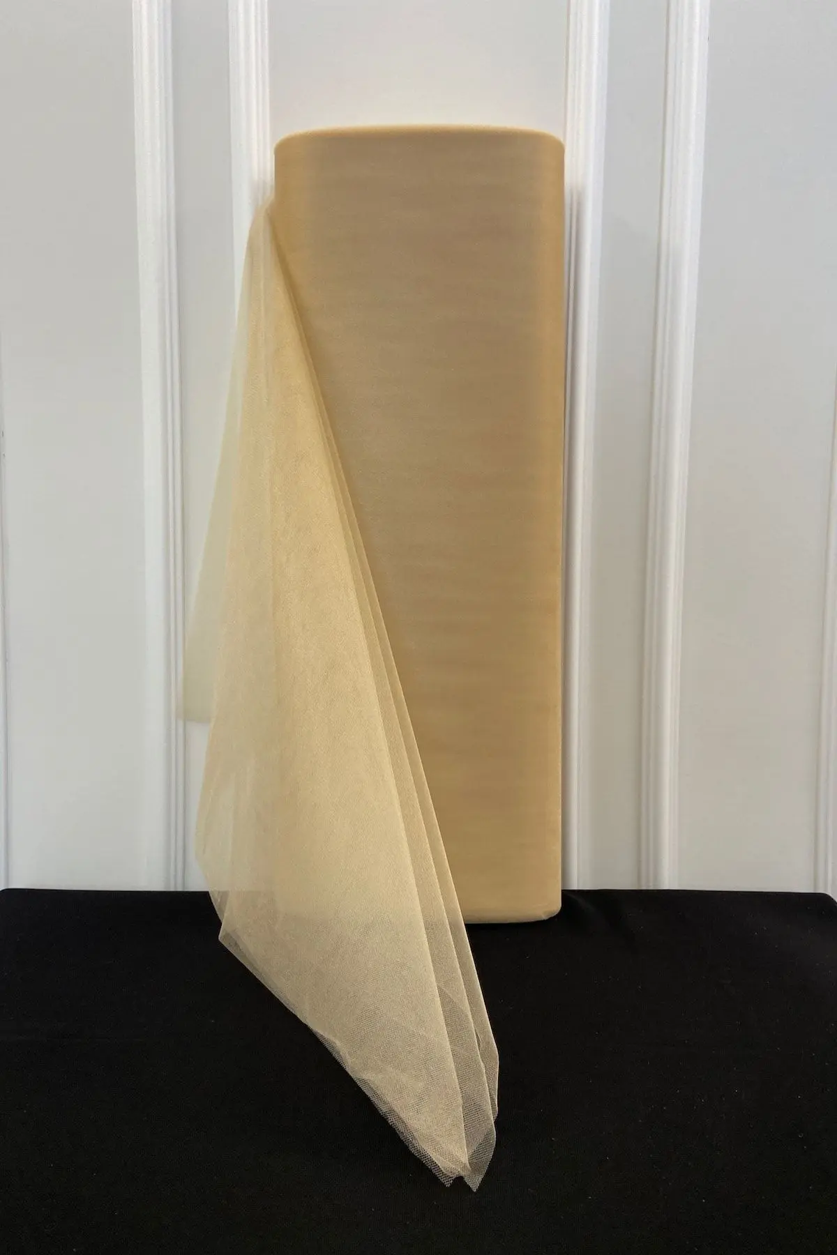 ZEYMERADE Kapuçino Süsleme Tülü, Bohça Çeyiz Gelin Damat Söz Nişan Nikah Konvoy Valiz Hediye Süsü, 100x300cm