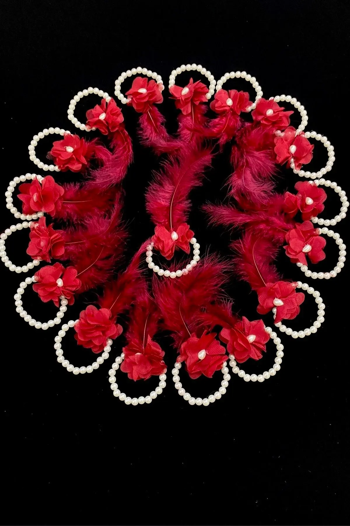 Bordo Nedime Bilekliği, Bride To Be, Bekarlığa Veda Partisi, Düğün, Kına Gecesi Bileklik 10 Adet