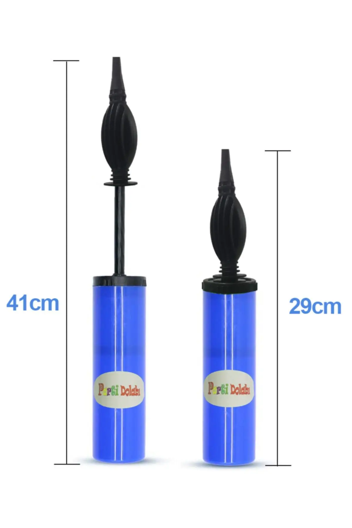 1 Adet Renkli Balon Şişirme Pompası