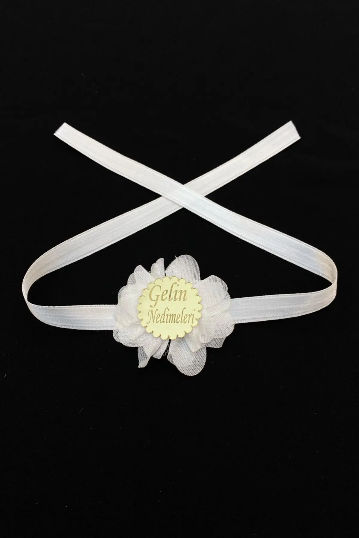 Beyaz Nedime Kol Kurdele ve Bileklik, Kına Gecesi Bride Bekarlığa Veda Partisi 1 Adet