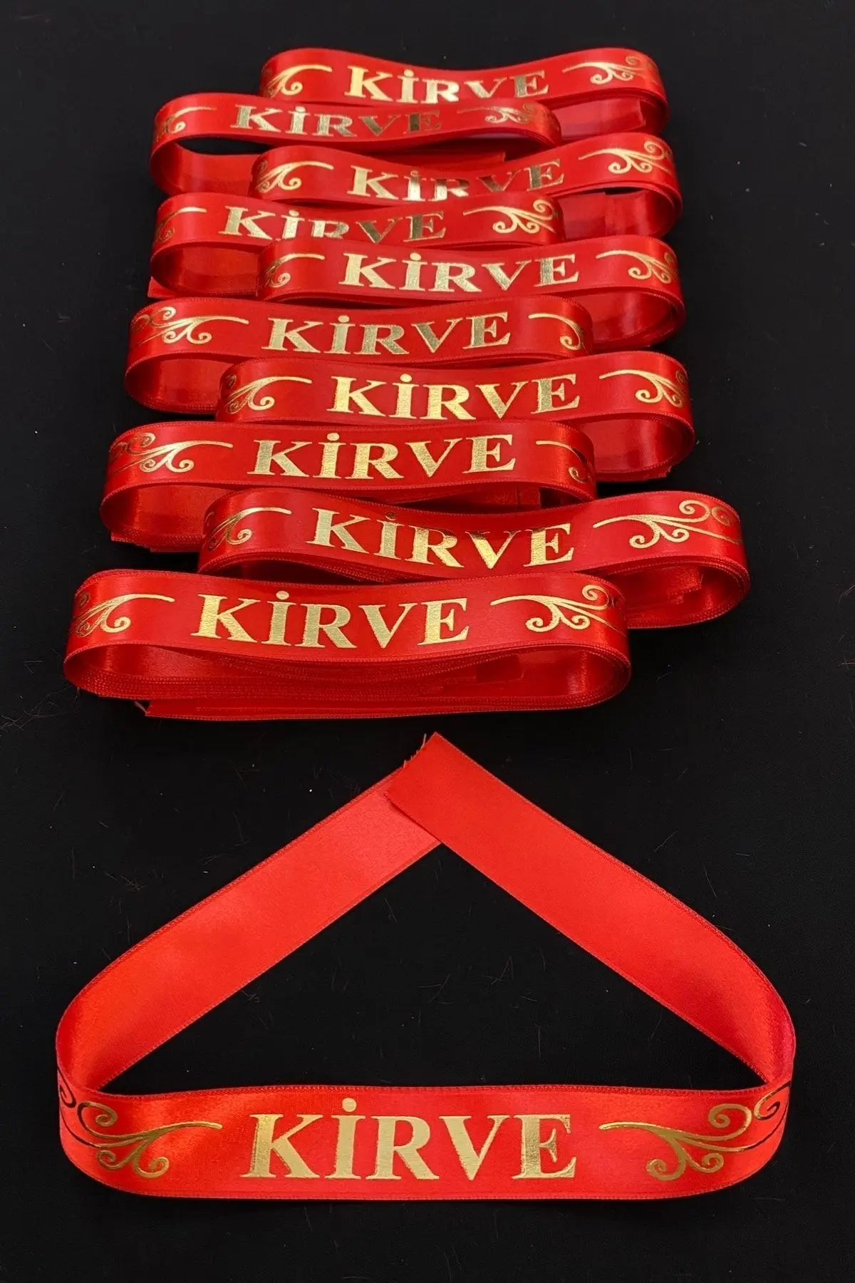 ZEYMERADE Kırmızı Kirve Kol Kurdele, Kolluk, 1 Adet