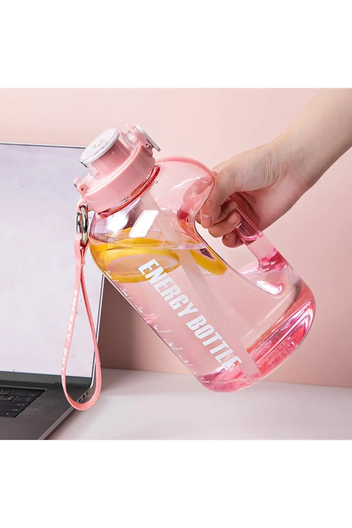 Suhvee Sporcu Su Matarası Su Matarası Bpa Free 2.5L Suluk Gym Matara