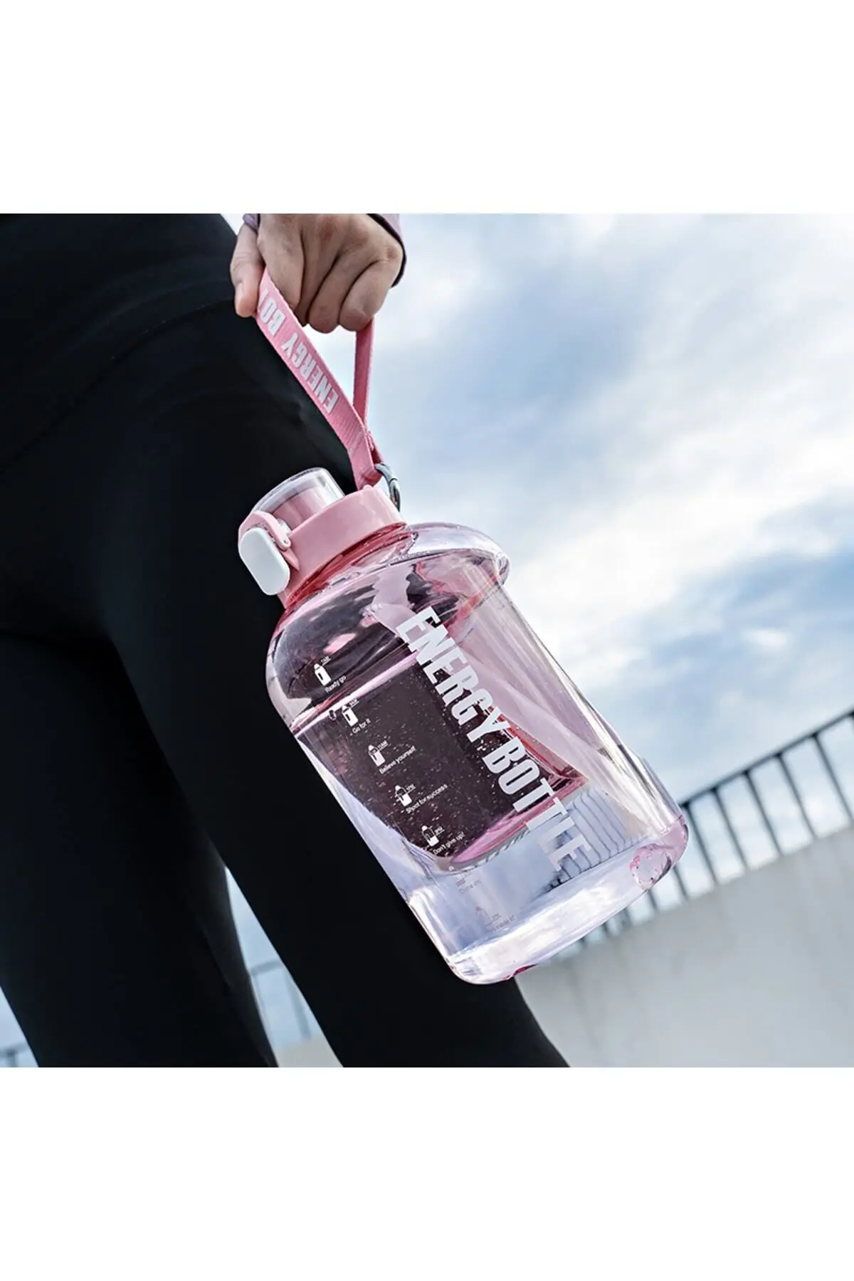 Suhvee Sporcu Su Matarası Su Matarası Bpa Free 2.5L Suluk Gym Matara