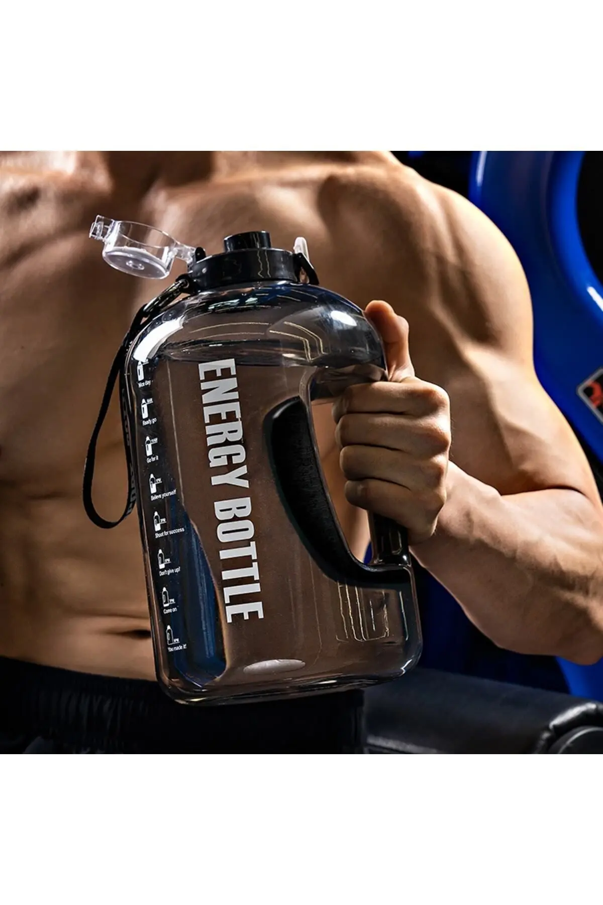 Suhvee Sporcu Su Matarası Su Matarası Bpa Free 2.5L Suluk Gym Matara