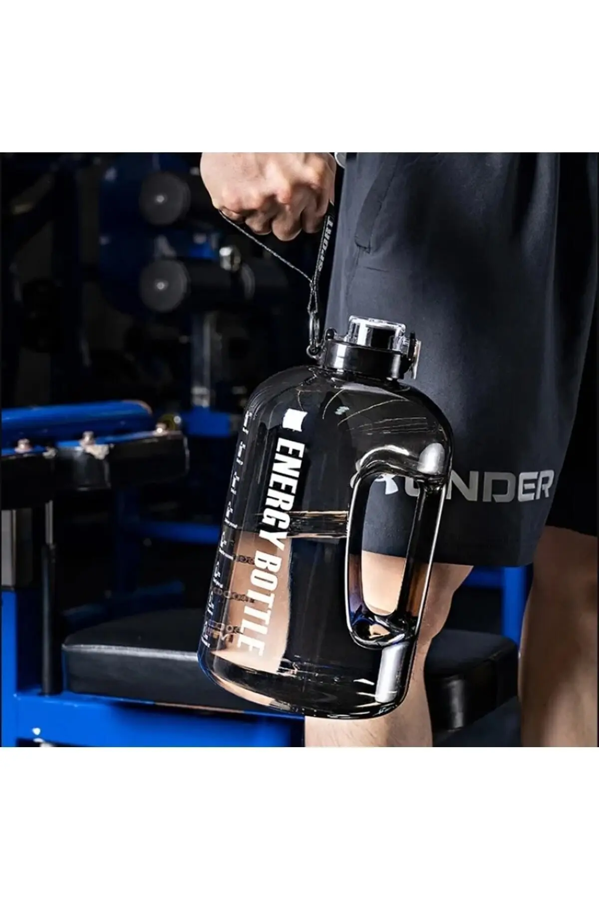 Suhvee Sporcu Su Matarası Su Matarası Bpa Free 2.5L Suluk Gym Matara