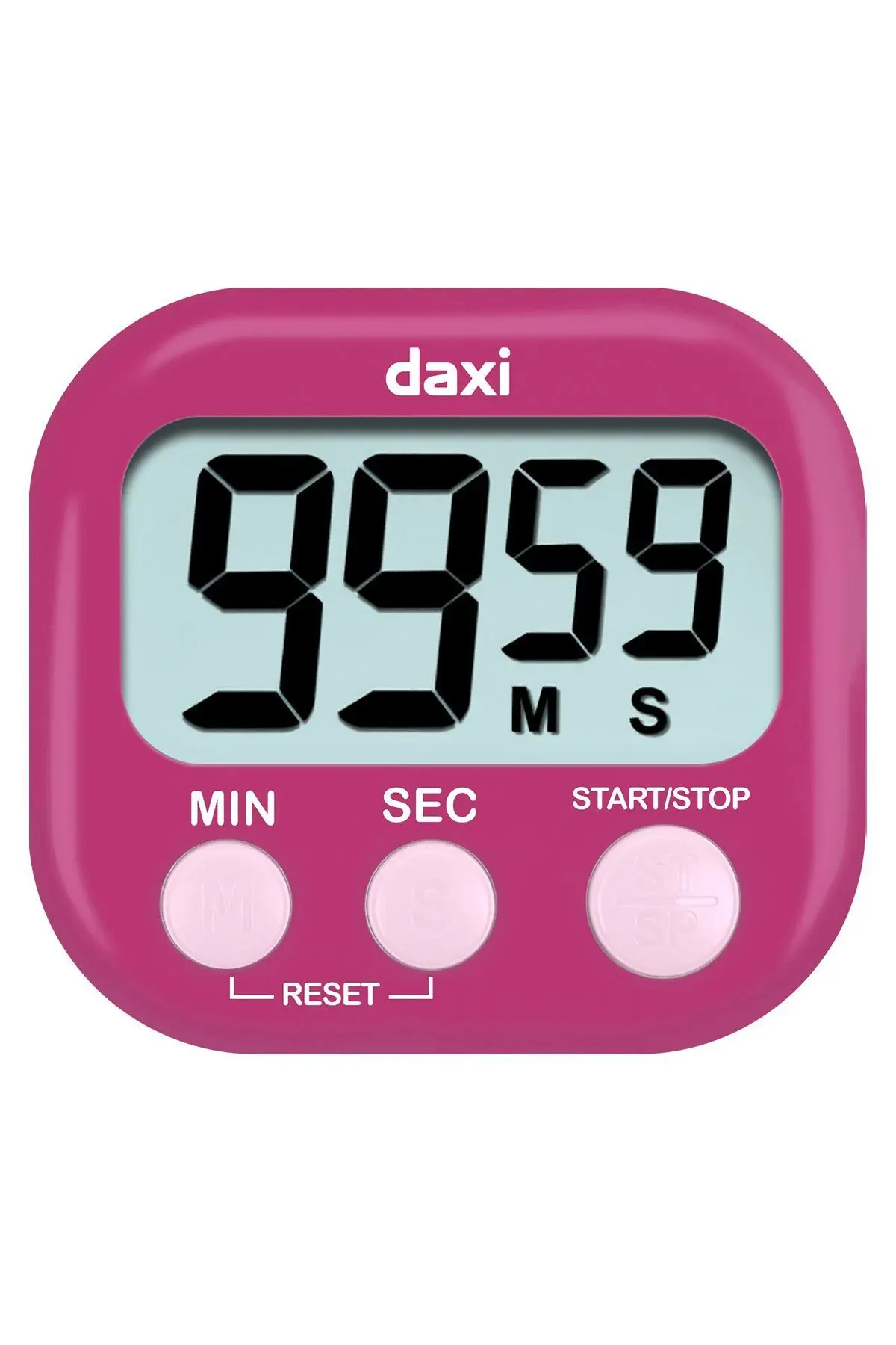 Daxi TX-100 ALARMLI DİJİTAL ZAMANLAYICI KRONOMETRE, GERİ SAYIM ÖZELLİKLİ, MIKNATISLI, 100 dk, 7.3 x 6.5cm