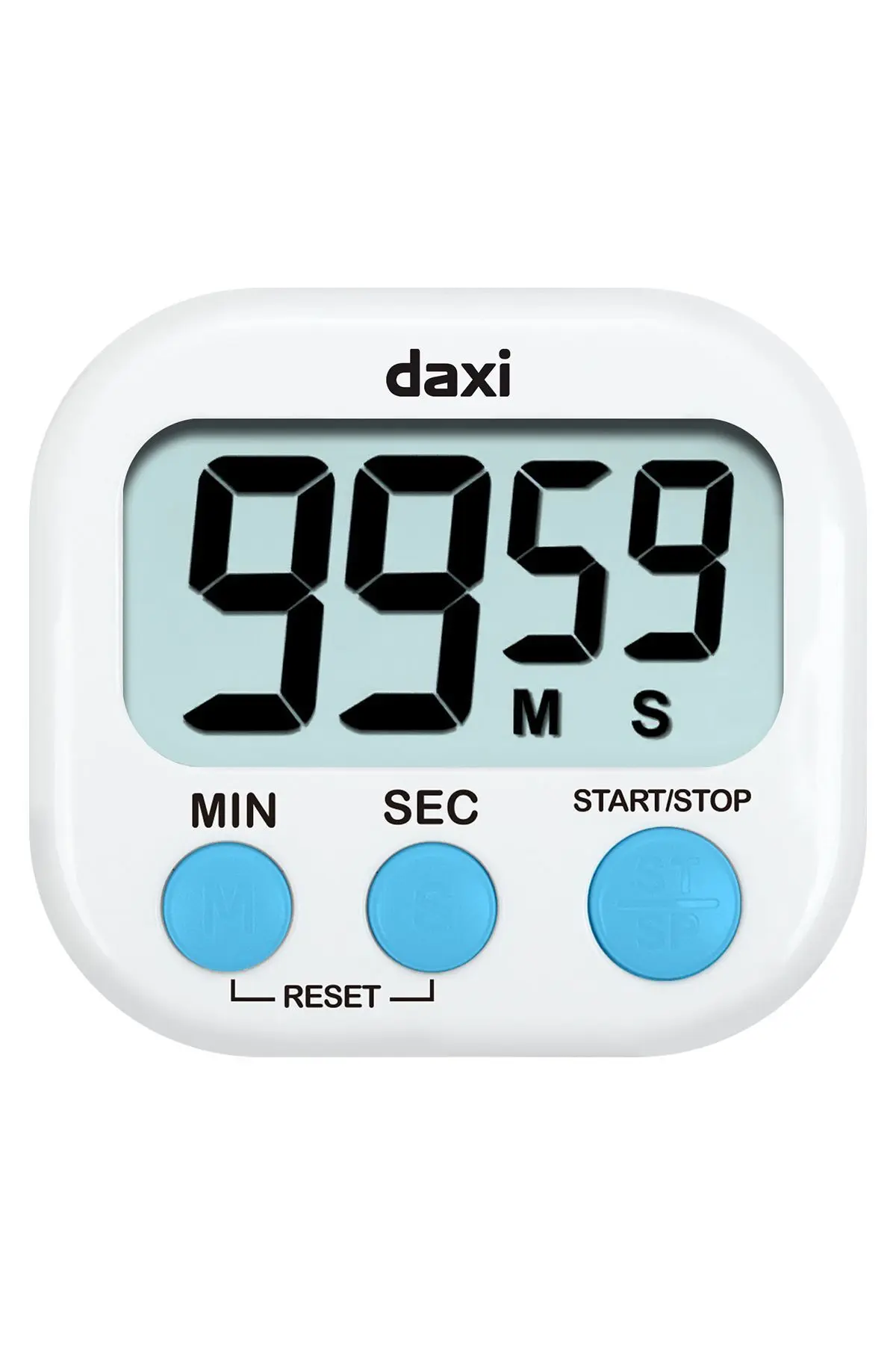 Daxi Tx-100 Alarmlı Dijital Zamanlayıcı Kronometre, Geri Sayım Özellikli, Mıknatıslı, 100 Dk, 7.3 X 6.5cm