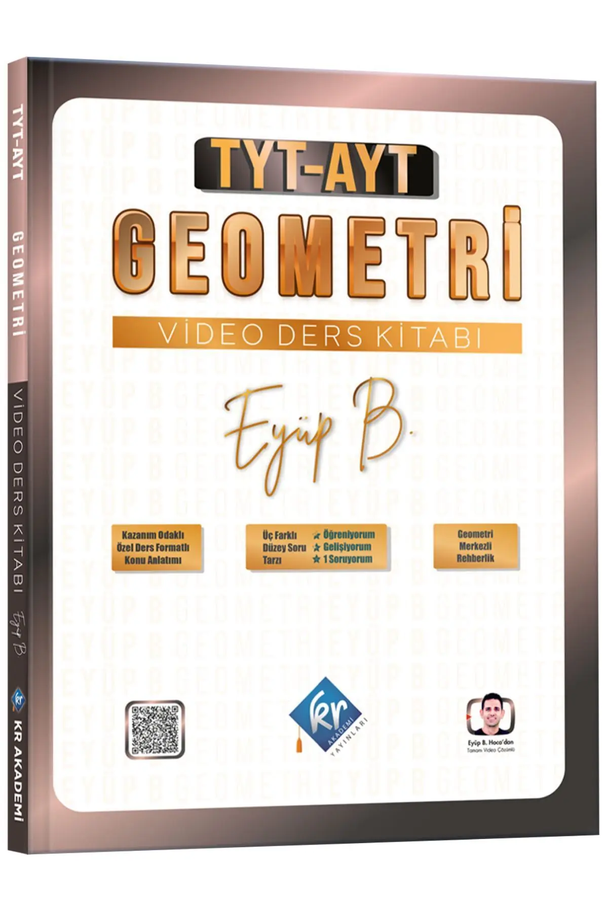 KR Akademi Yayınları Eyüp B. TYT AYT Geometri Video Ders Kitabı