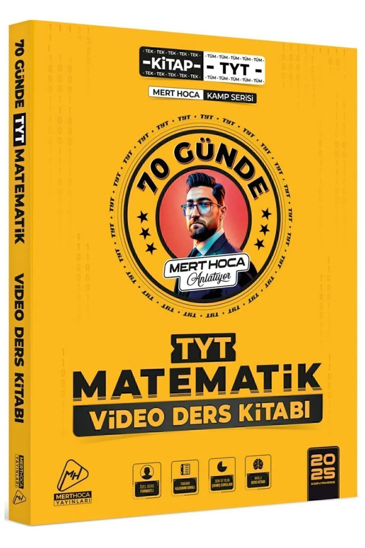 Mert Hoca Yayınları 2025 Mert Hoca 70 Günde Tyt Matematik Kampı Video Ders Kitabı