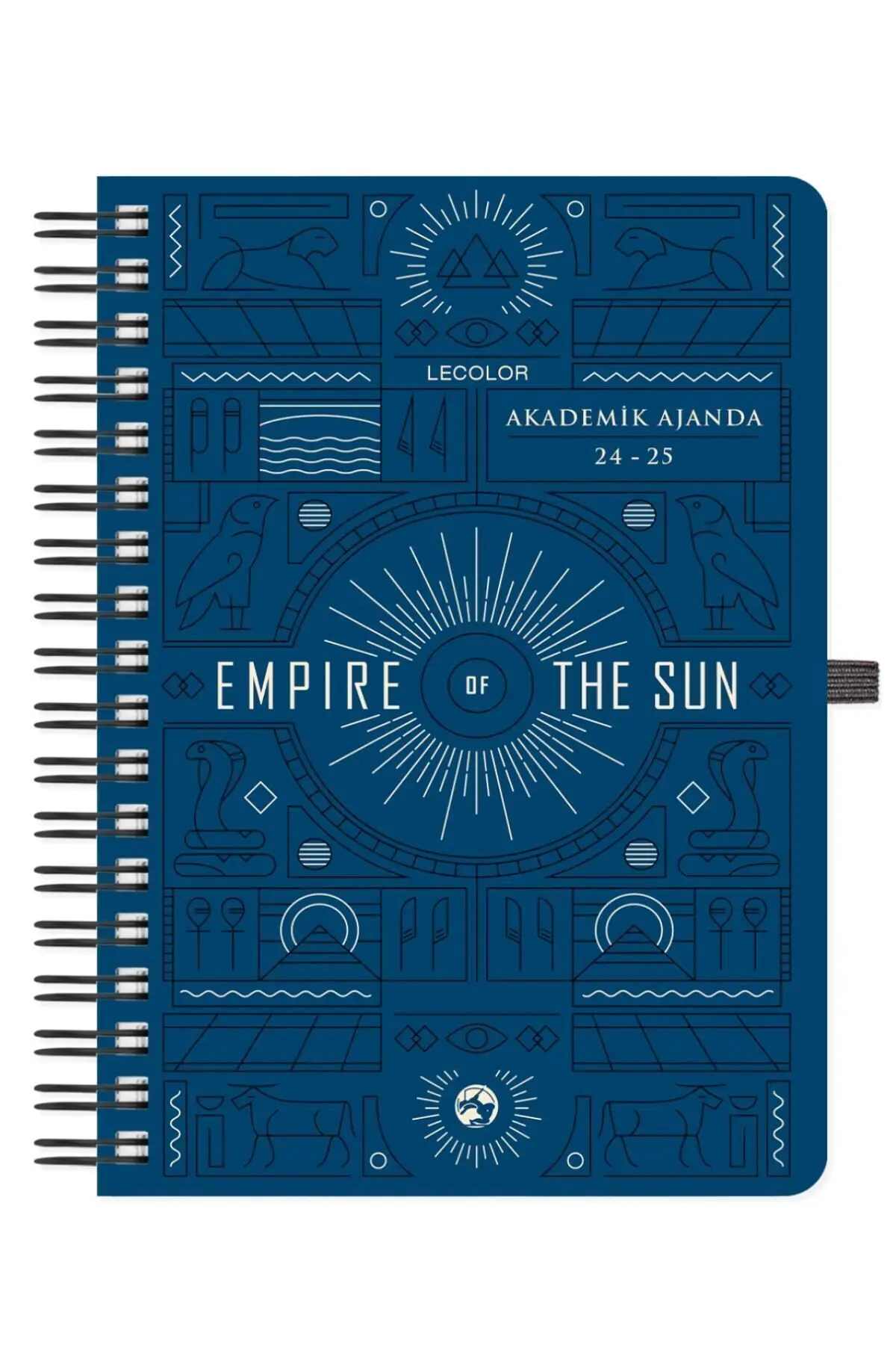 Akademik Ajanda 17x24 cm Spiralli 24/25 Empire Lacivert