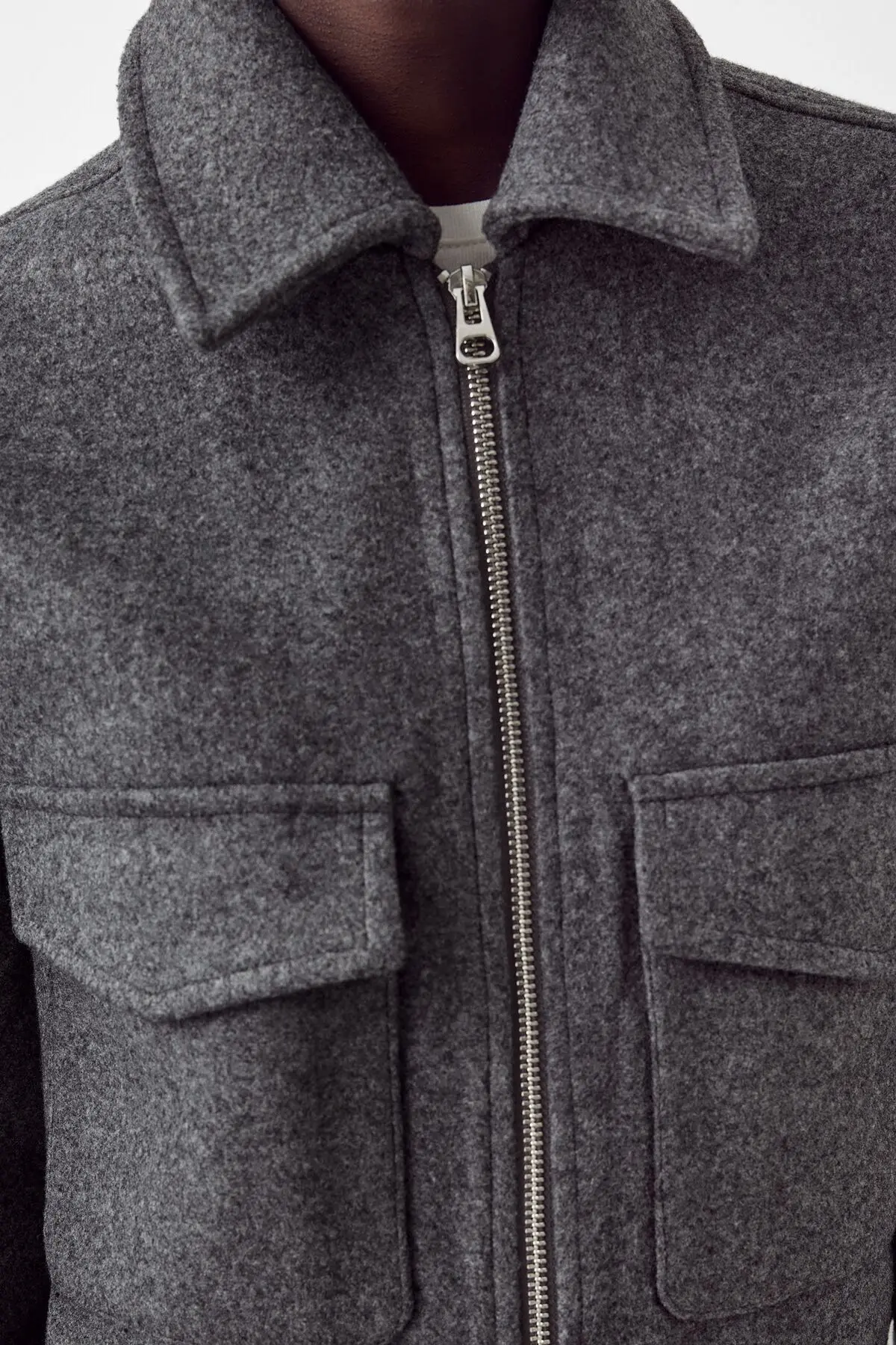 Yumuşak crop ceket