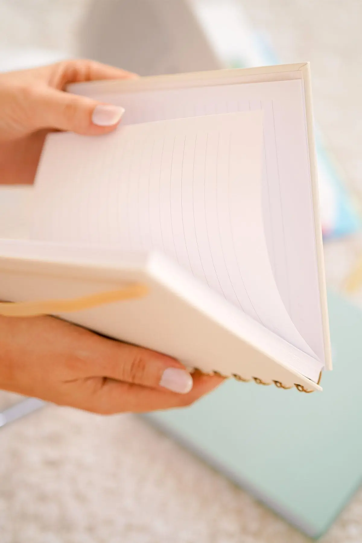 15x15 Cm Kare 2'li Set Spiralli Çizgili Tarihsiz Not Defteri Papatya