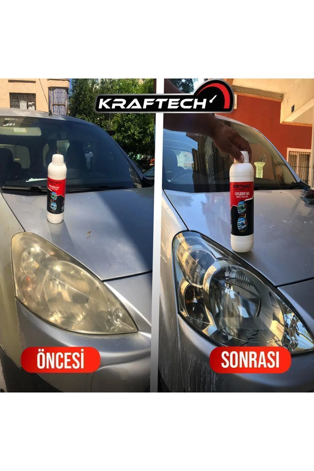 Buharlı Far Temizleme Far Parlatma Seti (9 Parça Ürün)