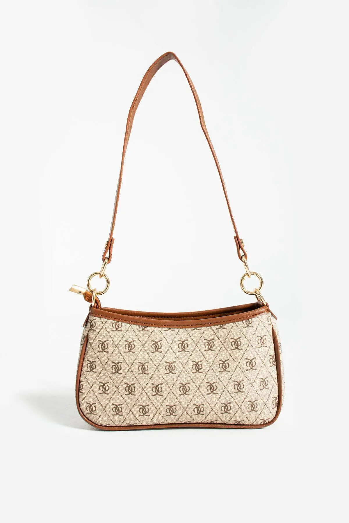 NBİBAGS NBİ BAGS Yeni Sezon El ve Omuz Çantası Ayarlanabilir Çapraz Askılı Desenli Şık Minimal Çanta