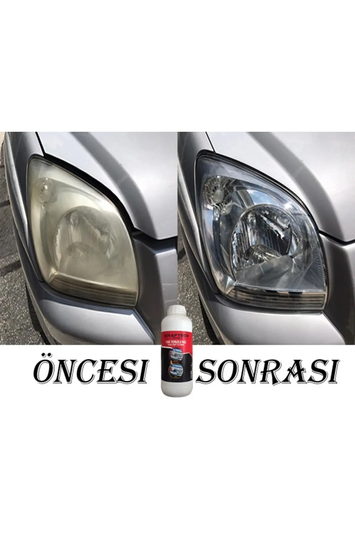 Yeni Nesil Araba Far Temizleme Sıvısı Far Temizleme Solüsyonu Kloroform Uyumlu 1 Kg