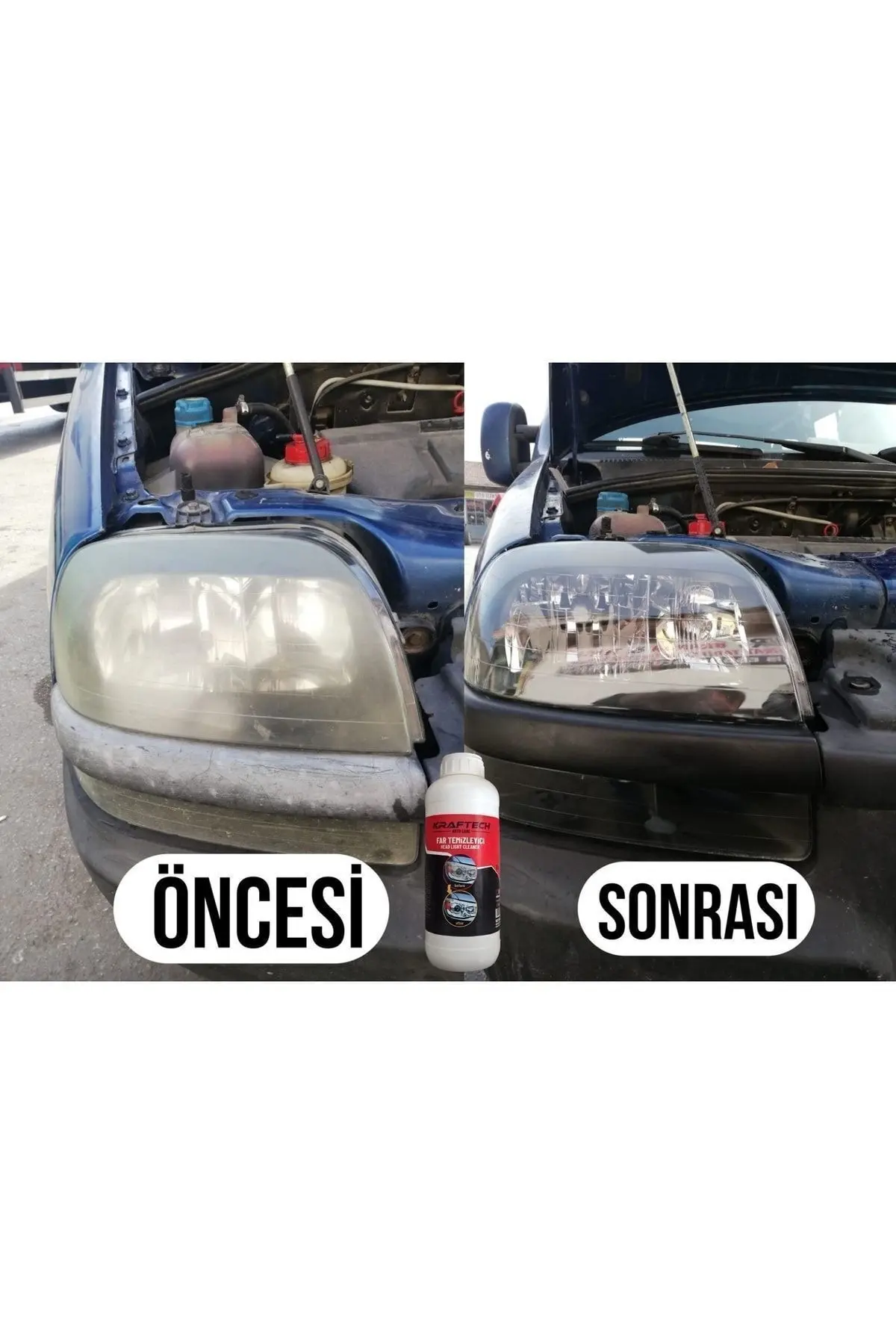 Yeni Nesil Araba Far Temizleme Sıvısı Far Temizleme Solüsyonu Kloroform Uyumlu 1 Kg