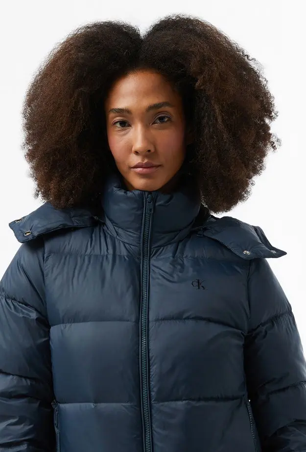 Calvin Klein Jeans Down Short Puffer Kadın Lacivert Ceket