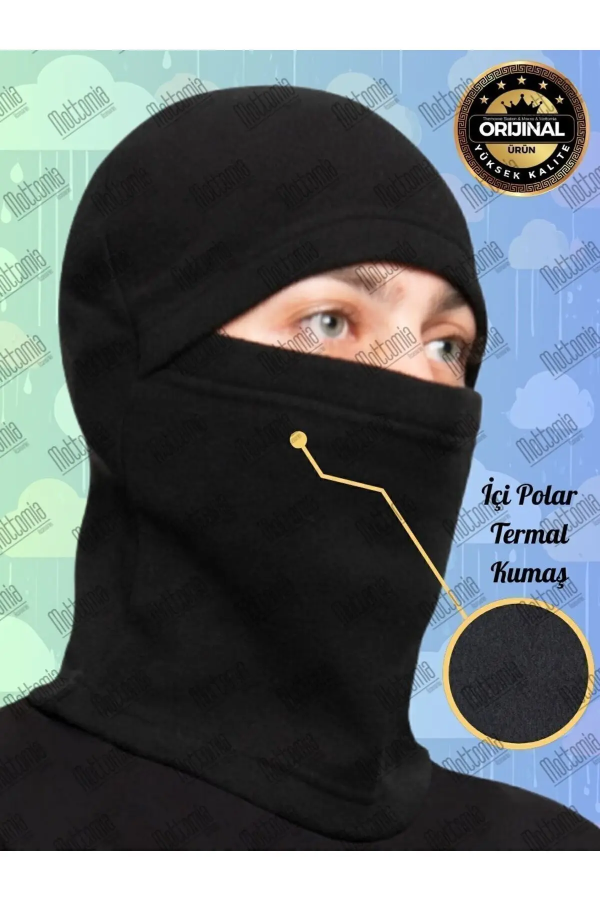 Motorcu Kayakçılar Ve Kuryeler Için Outdoor Termal Ghost Kar Maskesi, Motor Kaskı Içi Bere (LEVEL 2)